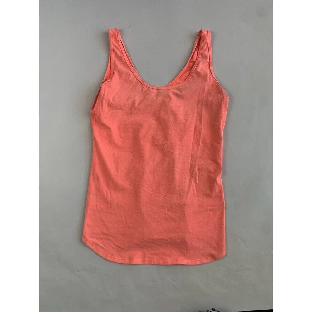 Lululemon Tank, Workout Yoga, Size 4, Bright Neon Orange, EUC!